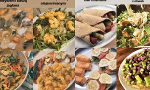 Przykłady dań na dieta fodmap: zupa miso, makaron ryżowy z krewetkami, naleśniki gryczane, omlet z kiwi.