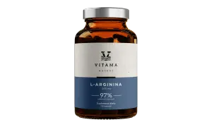 Butelka suplementu diety L-Arginina 1200 mg. Dowiedz się, arginina co to za aminokwas i jakie ma właściwości.