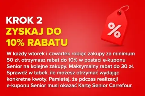 Karta Seniora Carrefour w aplikacji: Wygoda i rabaty na wyciągnięcie ręki