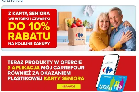 Karta Seniora Carrefour: Jak wyrobić i oszczędzać do 10%?