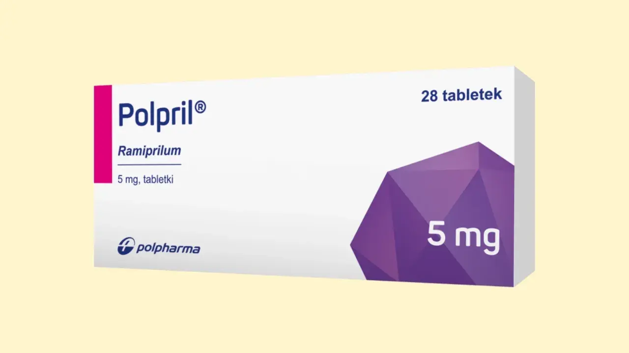 Polpril na co? Opakowanie leku Polpril z ramiprylem 5 mg, 28 tabletek, od Polpharmy.