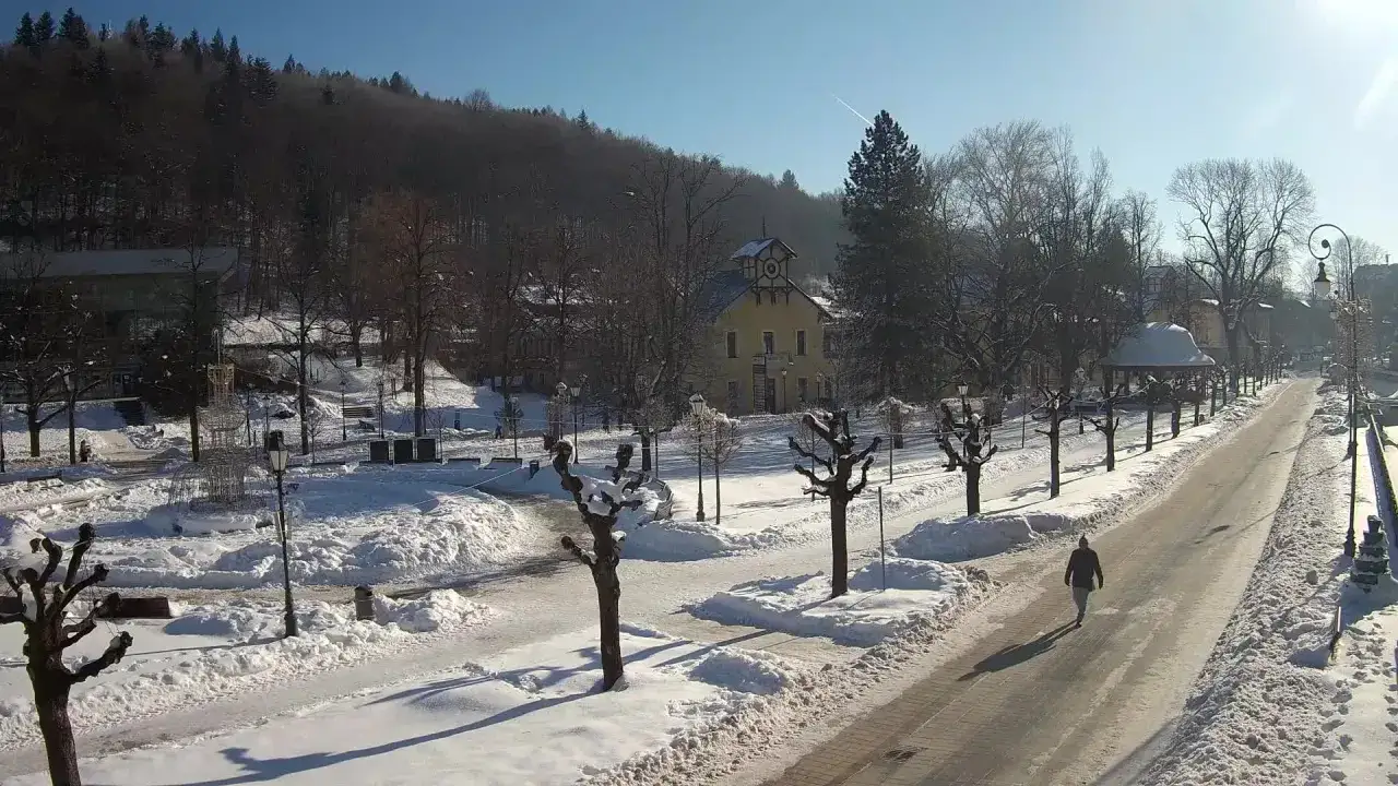 Deptak Krynica-Zdrój widok z góry