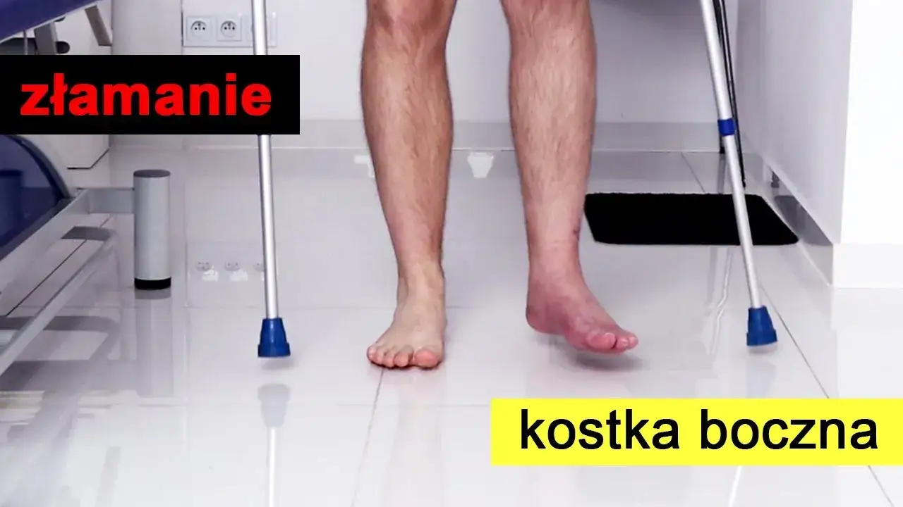 nauka chodu o kulach po złamaniu stopy