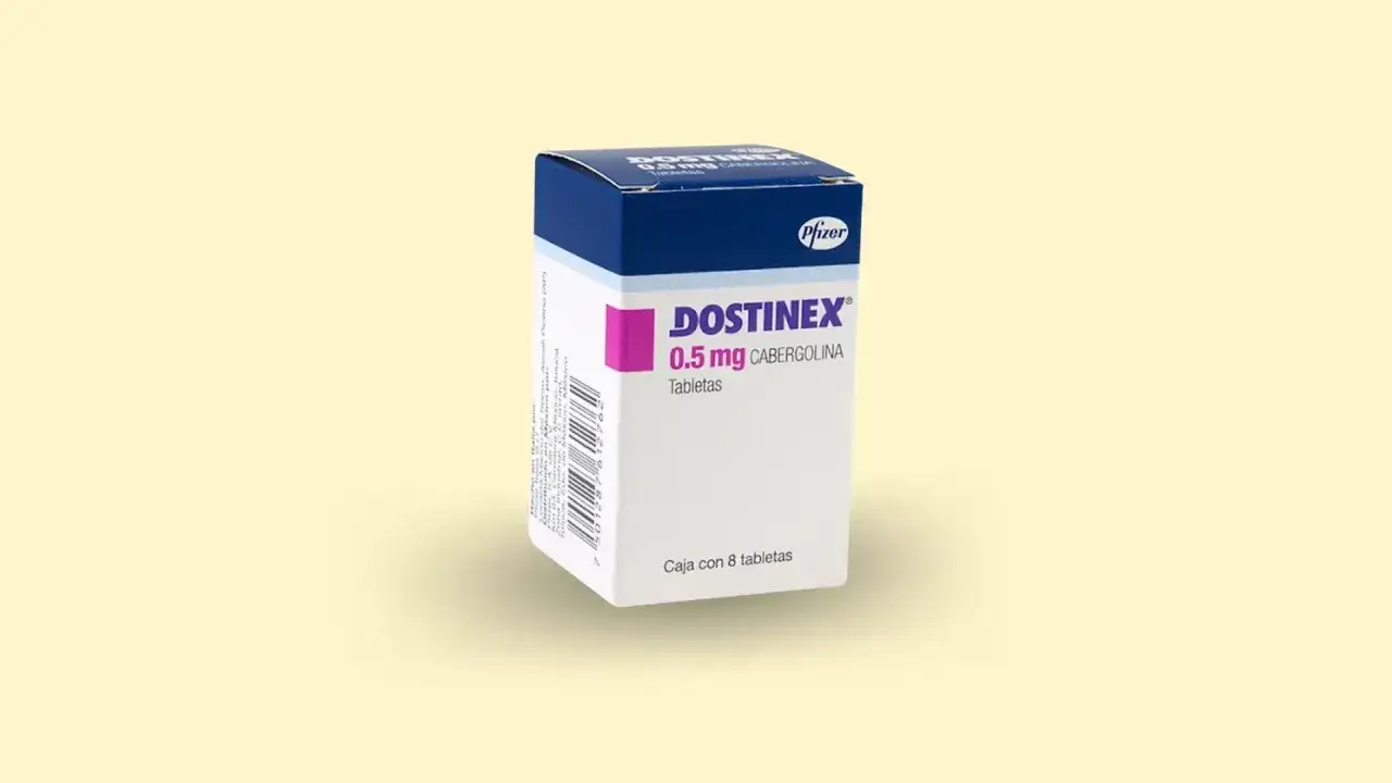 Opakowanie leku Dostinex 0.5 mg. Choć nie jest to lek na odchudzanie, niektórzy pacjenci zgłaszają jego wpływ na masę ciała.