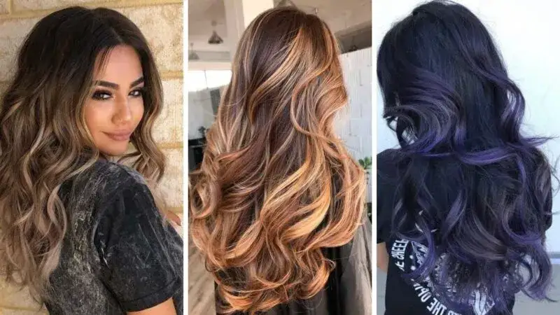 balayage sombre na włosach po 50