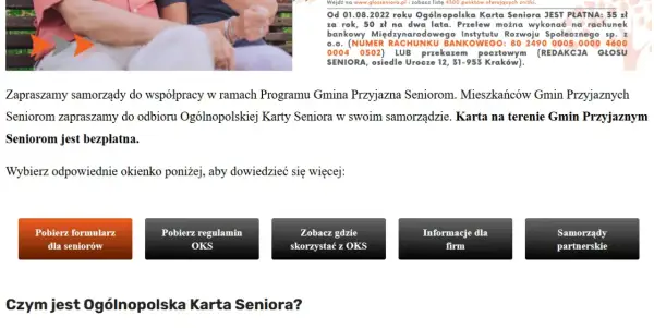 Ogólnopolska Karta Seniora: Zniżki, jak ją wyrobić i co daje?